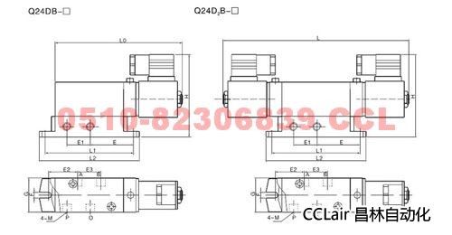 Q23DB-L2   Q23D2B-L3    Q23DB-L6    Q23D2B-L6        滑板式電磁閥  