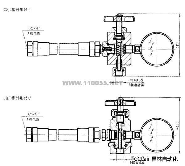 CQJ2-25      CQJ3-25      CQJ2-40     CQJ3-40   充氣工具