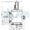 GDQ-J10(b)，GDQ-J16(b)，GDQ-J25(b)，GDQ-J32(b)，氣動活套法蘭擋板閥