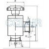GD-J50，GD-J63，GD-J80，GD-J100，高真空擋板閥