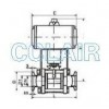 GUQ-10(KF)，GUQ-16(KF)，GUQ-25(KF)，GUQ-32(KF)，氣動(dòng)高真空球閥