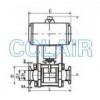 GUQ-10(F)，GUQ-16(F)，GUQ-25(F)，GUQ-32(F)，GUQ-40(F)，氣動(dòng)高真空球閥