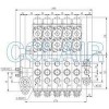SDFDL12-5H/E24,手動(dòng)電控多路換向閥