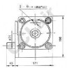 QGLT-125×90,QGLT-125×170,QGLT-125×180,齒輪齒條式擺動氣缸