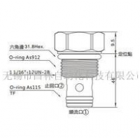 CCV-122-XAN,CCV-122-XCN,CCV-122-XEN,CCV-122-XAV,CCV-122-XCV,CCV-122-XEV,單向閥(口1通口2自由流)