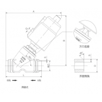 DIN11580-1/2/3,ISO4200/20371,DIN3239,ASME-BPE，焊接不銹鋼和鋁氣缸角座閥