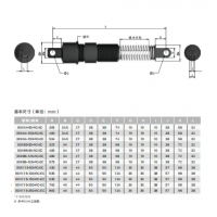 BDK64-50/100/150 BDK85-50/90/125/165，大型可調(diào)節(jié)液壓緩沖器BDK4225~115250