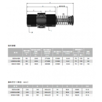 BDE64-50/100B，LEBDE64-50B，BDE64-50/100,LEBDE64-50，大型可調(diào)節(jié)液壓緩沖器BDE6425-64150