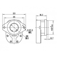 MF7600-A/B/C-1-SG-80/100/125/150-S MF7600-A/B/C-2-SG-165/180/200-SMF7600齒輪馬達(dá)